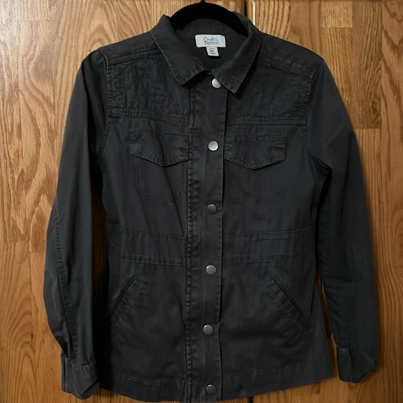 Croft & Barrow lightweight utility dark gray jacket - Picture 3 of 3